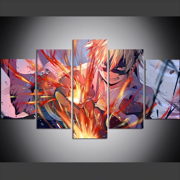 5 piece large size canvas wall art pictures creative my hero academia anime poster art print oil painting for living room
5 piece large size canvas wall art pictures creative my hero academia anime poster art print oil painting for living room