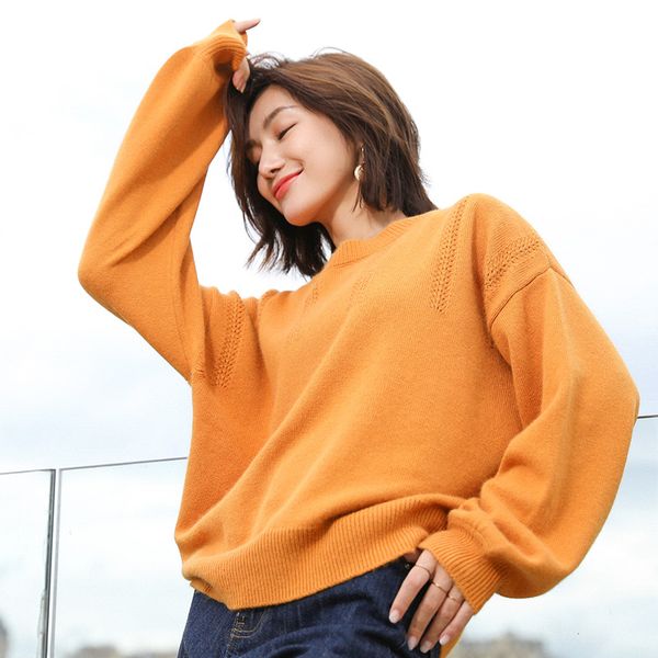 septass loose sweater women wool knitted pullover o-neck jumper autumn warm long sleeve sweaters, White;black
septass loose sweater women wool knitted pullover o-neck jumper autumn warm long sleeve sweaters, White;black