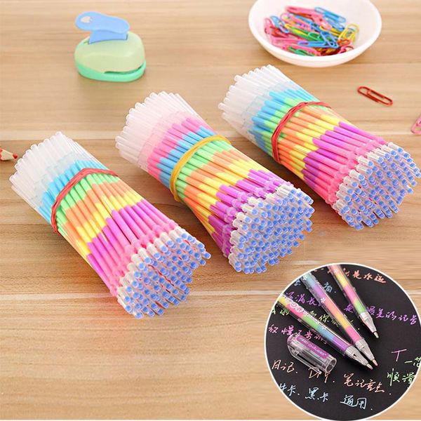 12pcs 6 in 1 multicolor rainbow refills 1.0mm kawaii highlighters gel pen refills for diy painting graffiti fluorescent refill, Black;red
12pcs 6 in 1 multicolor rainbow refills 1.0mm kawaii highlighters gel pen refills for diy painting graffiti fluorescent refill, Black;red