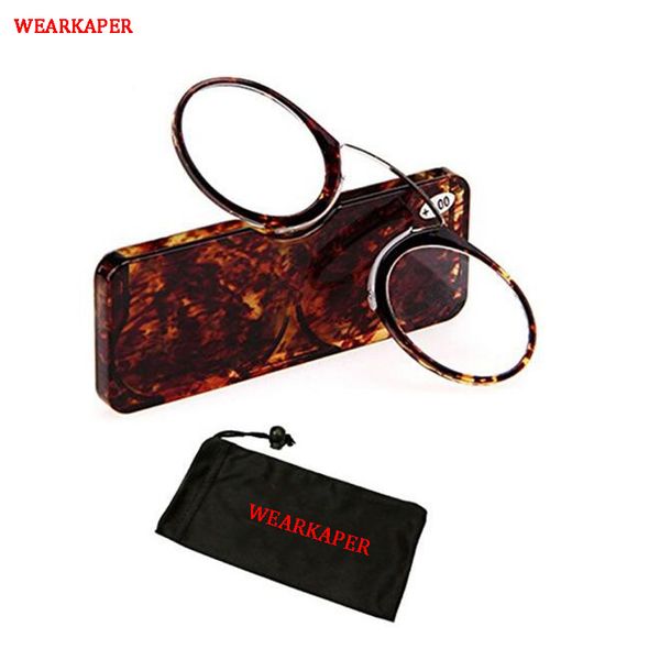 wearkaper portable clip nose wallet reading glasses with case leopard mini presbyopic glasses size emergency glass, White;black
wearkaper portable clip nose wallet reading glasses with case leopard mini presbyopic glasses size emergency glass, White;black
