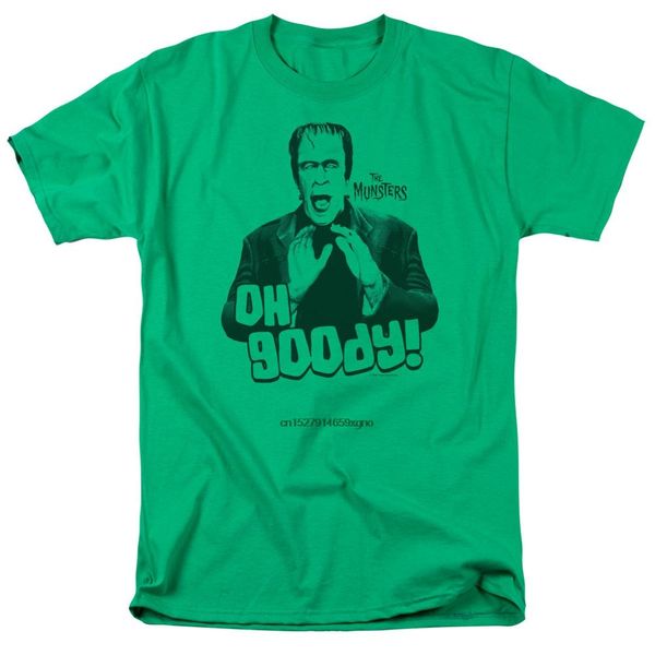2019 printed men t shirt cotton short sleeve the munsters oh goody men's regular fit t-shirtwomen t shirt, White;black
2019 printed men t shirt cotton short sleeve the munsters oh goody men's regular fit t-shirtwomen t shirt, White;black