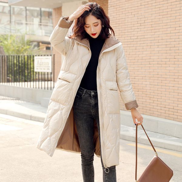 babylovi 2019 winter suit-dress solid color long fund self-cultivation bai yarong loose coat stand lead down jackets women, Black
babylovi 2019 winter suit-dress solid color long fund self-cultivation bai yarong loose coat stand lead down jackets women, Black
