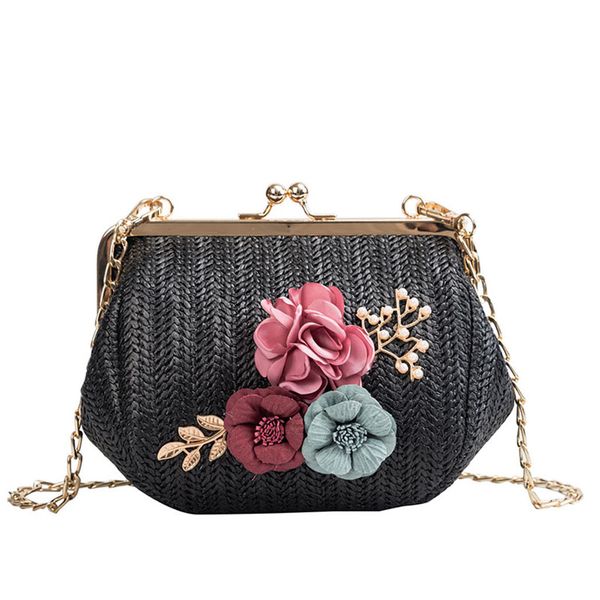 straw weave solid color chain bag for women flowers decoration one shoulder diagonal bags versatile small square ladies bags
straw weave solid color chain bag for women flowers decoration one shoulder diagonal bags versatile small square ladies bags