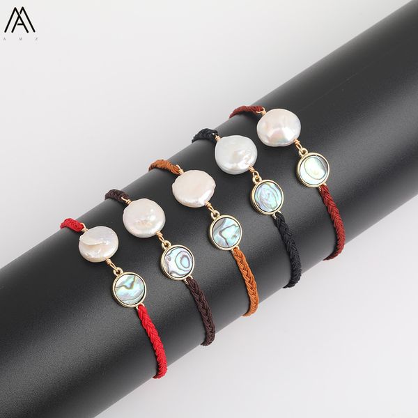 round shape natural stone beads adjustable bracelet for women,orm white freshwater baroque pearl beads rope chain bracelet jewelry for, Golden;silver
round shape natural stone beads adjustable bracelet for women,orm white freshwater baroque pearl beads rope chain bracelet jewelry for, Golden;silver