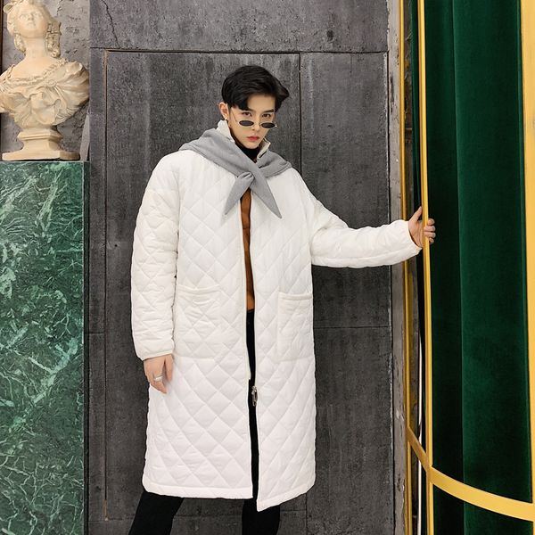 male women streetwear windbreaker parkas coat men winter loose casual hat detachable plaid long cotton padded jacket outerwear, Black
male women streetwear windbreaker parkas coat men winter loose casual hat detachable plaid long cotton padded jacket outerwear, Black