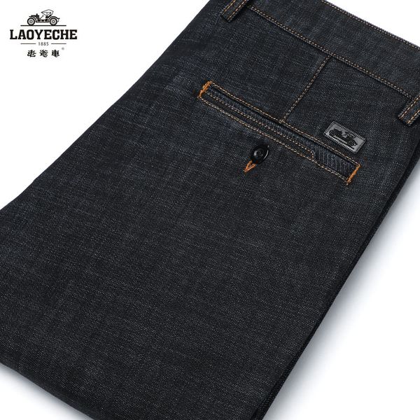 laoyeche brand jeans 2019 casual male stretch business jeans pants regular fit black straight ling denim size 28-40, Blue 
laoyeche brand jeans 2019 casual male stretch business jeans pants regular fit black straight ling denim size 28-40, Blue