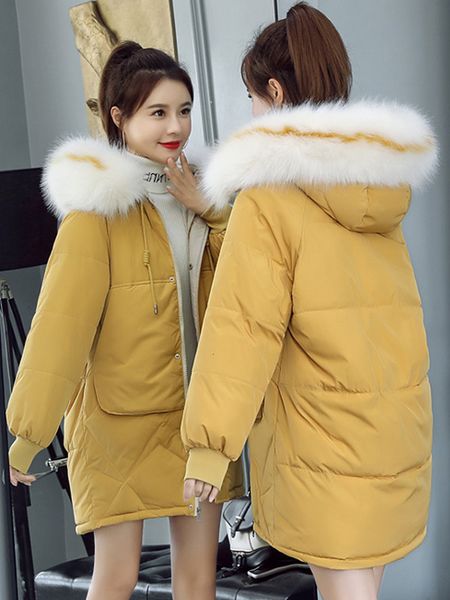 women's trench coats selling down cotton woman cotton-padded jacket long fund 2021 clothes easy winter student loose coat, Tan;black
women's trench coats selling down cotton woman cotton-padded jacket long fund 2021 clothes easy winter student loose coat, Tan;black