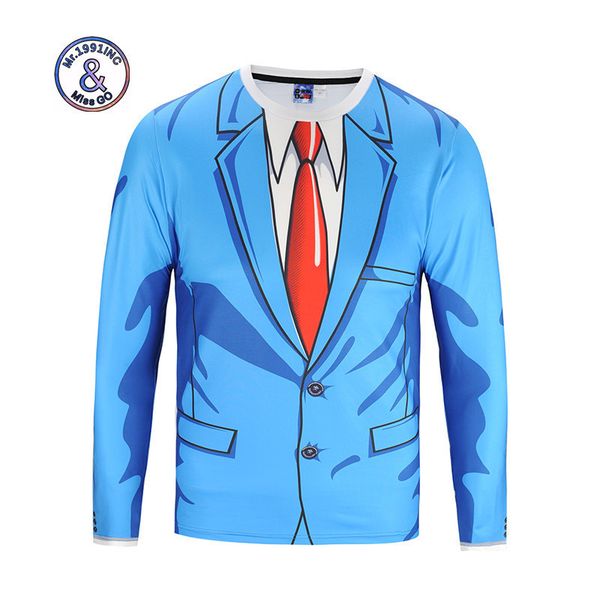 mens designer 3d digital printing long sleeve t-shirt couple elastic casual fake two-piece suit creative t, White;black
mens designer 3d digital printing long sleeve t-shirt couple elastic casual fake two-piece suit creative t, White;black
