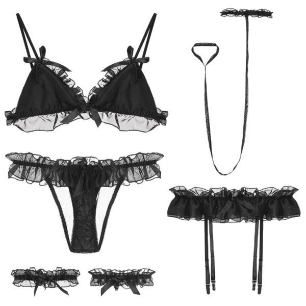 lace uniform temptation underwear set ladies sling bra split suit ladies pajamas, Red;black
lace uniform temptation underwear set ladies sling bra split suit ladies pajamas, Red;black