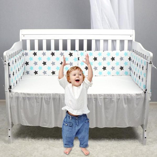 crown and stars baby breathable cotton crib bumper pads for standard cribs machine washable padded crib 2-pieces
crown and stars baby breathable cotton crib bumper pads for standard cribs machine washable padded crib 2-pieces