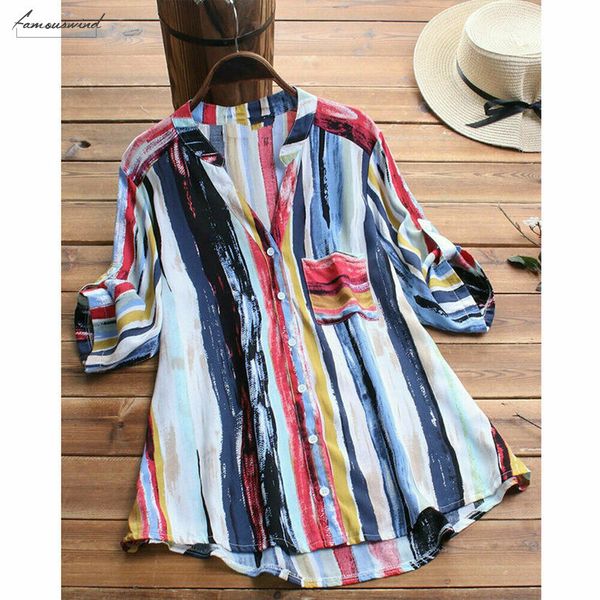 new women cotton summer gypsy baggy tunic shirt long sleeve plus size lot button colorful striped loose clothes, White
new women cotton summer gypsy baggy tunic shirt long sleeve plus size lot button colorful striped loose clothes, White