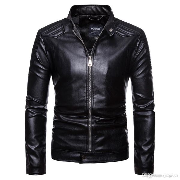 ou code 19 new selling men's men's motorcycle leather europe and america leather jacket coat large size leather jacket, Black
ou code 19 new selling men's men's motorcycle leather europe and america leather jacket coat large size leather jacket, Black