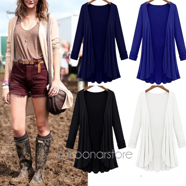fashion spring cardigan women sweater casual crochet poncho plus size long coat women sweaters vestidos cardigans outerwear, White;black
fashion spring cardigan women sweater casual crochet poncho plus size long coat women sweaters vestidos cardigans outerwear, White;black