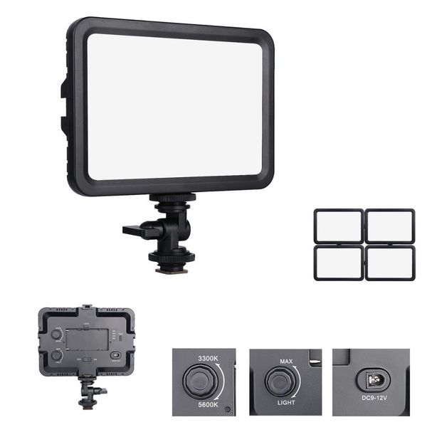 dual color temperature 3300-5600k portable led video light stepless dimmable pgraphic lighting for canon nikon pentax dslr
dual color temperature 3300-5600k portable led video light stepless dimmable pgraphic lighting for canon nikon pentax dslr