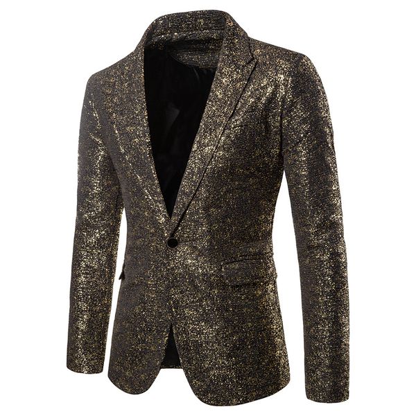 gold sequins glitter blazer men 2019 brand slim fit one button mens blazer jacket stage singer costumes nightclub party blazers, White;black
gold sequins glitter blazer men 2019 brand slim fit one button mens blazer jacket stage singer costumes nightclub party blazers, White;black
