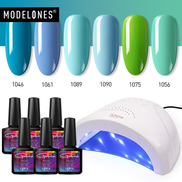 modelones 7pcs/lot nail tools set with led lamp soak off uv/led gel semi permanent shiny gel long lasting need base coat
modelones 7pcs/lot nail tools set with led lamp soak off uv/led gel semi permanent shiny gel long lasting need base coat