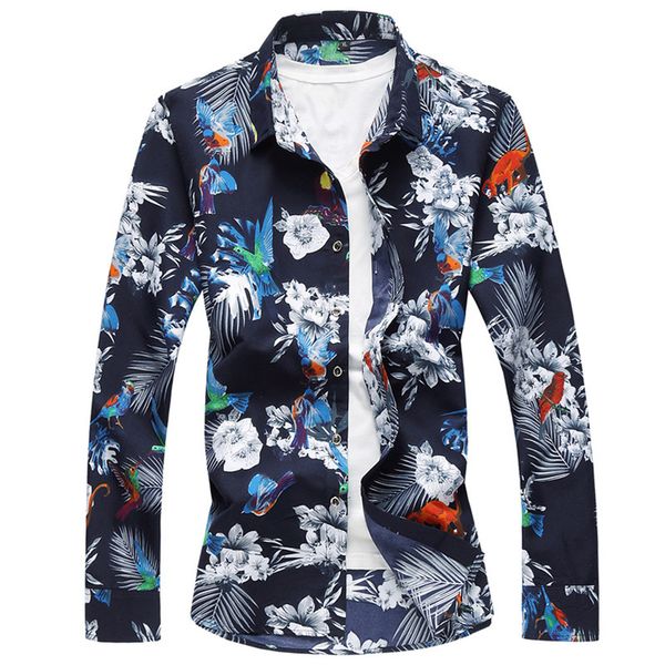 7xl 2020 spring autumn men's shirts fashion plus size flower print floral printing male long-sleeved slim hawaiian shirt, White;black
7xl 2020 spring autumn men's shirts fashion plus size flower print floral printing male long-sleeved slim hawaiian shirt, White;black