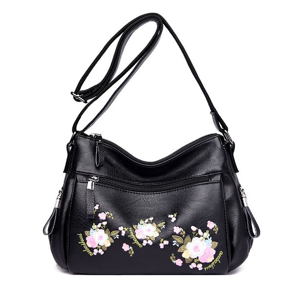 shoulder bag women's new soft leather lightweight mommy bag national style fashion flower embroidered messenger
shoulder bag women's new soft leather lightweight mommy bag national style fashion flower embroidered messenger