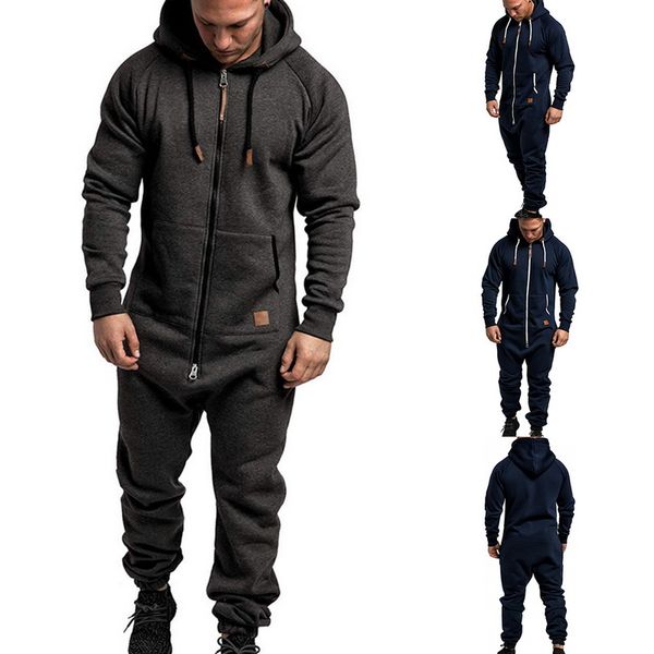 pure color men splicing jumpsuit 2020 autumn winter casual hoodie print zipper jumpsuit one piece playsuit male jumpsuits, Black
pure color men splicing jumpsuit 2020 autumn winter casual hoodie print zipper jumpsuit one piece playsuit male jumpsuits, Black