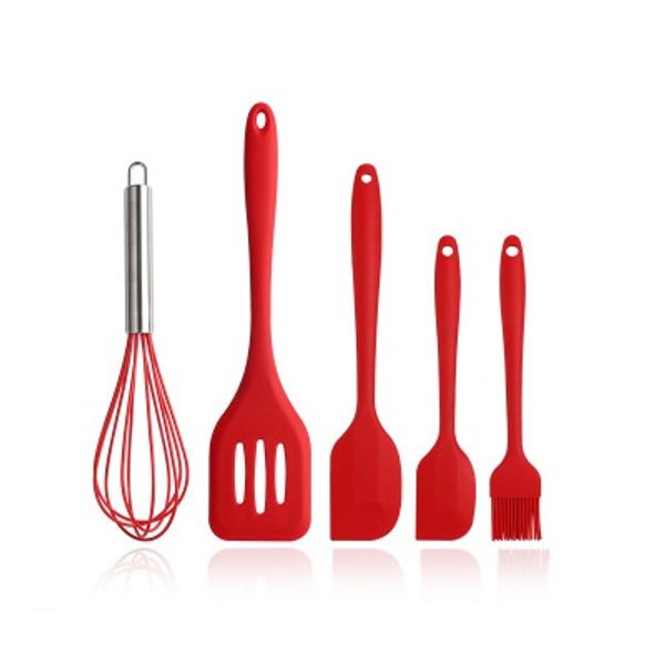 5 pcs/set silicone slotted turner kitchen cooking tools non-stick cooking spatula pancake frying pan shovel silicone cooking utensils set
5 pcs/set silicone slotted turner kitchen cooking tools non-stick cooking spatula pancake frying pan shovel silicone cooking utensils set