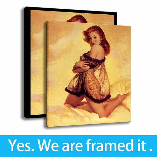 art print red-haired girl on canvas character painting living room bedroom decor - ready to hang - framed
art print red-haired girl on canvas character painting living room bedroom decor - ready to hang - framed