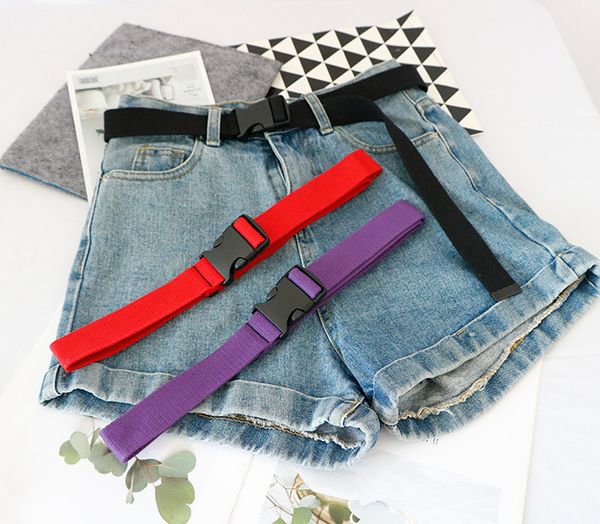 Fashion Canvas Belt for Women Casual Female Waist Belts with Plastic Buckle Harajuku Solid Color Long Belts Femme, Black
Fashion Canvas Belt for Women Casual Female Waist Belts with Plastic Buckle Harajuku Solid Color Long Belts Femme, Black
