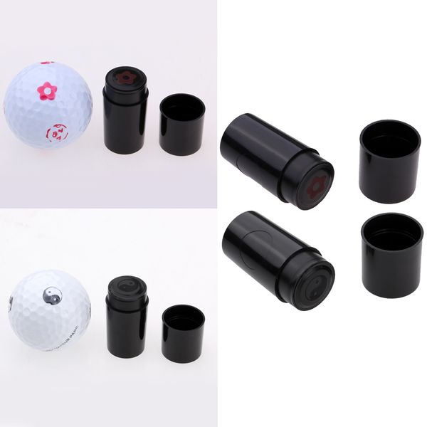 2pcs golf ball stamper stamp seal
