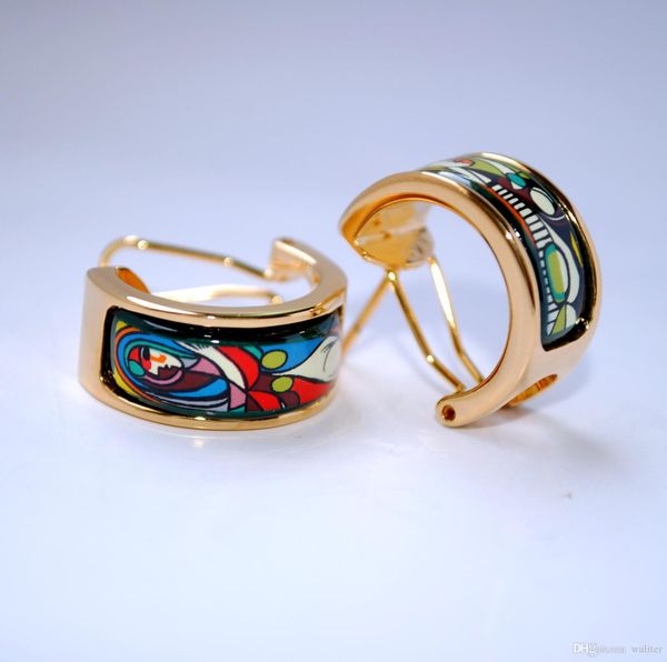 woman before a mirror series hoop earring 18k gold-plated enamel earrings for woman hoop earrings, Golden;silver
woman before a mirror series hoop earring 18k gold-plated enamel earrings for woman hoop earrings, Golden;silver