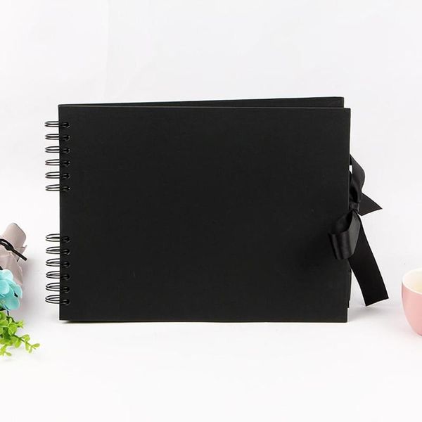 diy craft p album scrapbooking wood pulp black cardboard 40 pages bow ribbon memory book wedding anniversary gift other home decor
diy craft p album scrapbooking wood pulp black cardboard 40 pages bow ribbon memory book wedding anniversary gift other home decor