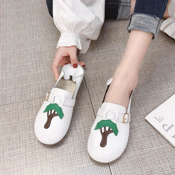 peas shoes women 2020 new wild cute cartoon flat bottom low-heeled spring and autumn shoes one pedal lazy women's, Black
peas shoes women 2020 new wild cute cartoon flat bottom low-heeled spring and autumn shoes one pedal lazy women's, Black
