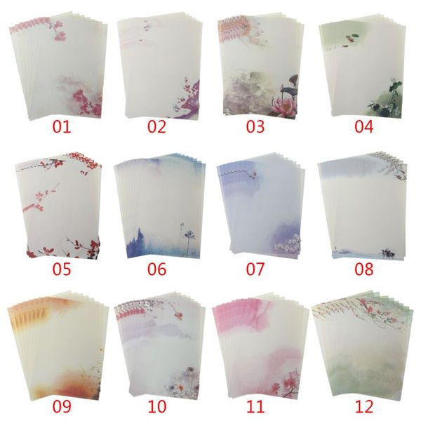 16pcs/pack beautiful ink painting writing students stationery office tools chinese style letter paper
16pcs/pack beautiful ink painting writing students stationery office tools chinese style letter paper