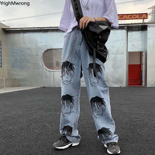 cartoon character print hip hop harajuku streetwear loose straight denim pant korean women man punk track jeans baggy plus size, Black;white
cartoon character print hip hop harajuku streetwear loose straight denim pant korean women man punk track jeans baggy plus size, Black;white