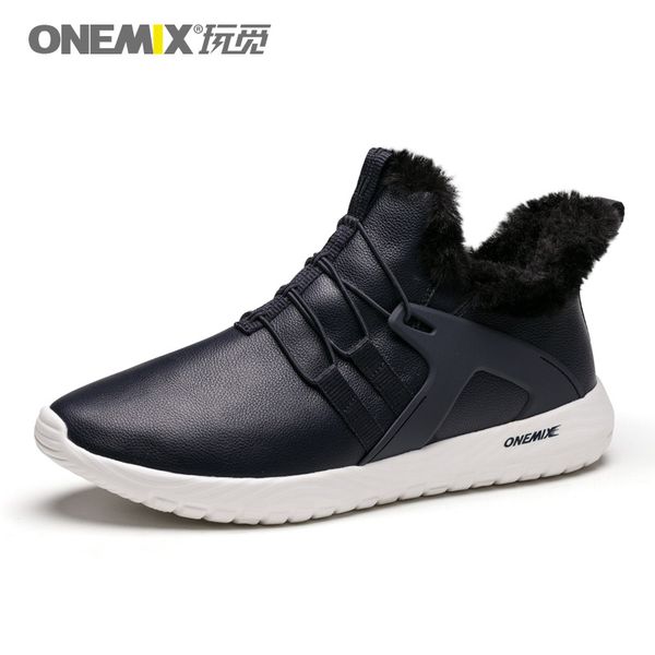 onemix winter boots fashion ankle boot outdoor jogging sneaker soft waterproof leather warm men snow boots winter shoes, Black
onemix winter boots fashion ankle boot outdoor jogging sneaker soft waterproof leather warm men snow boots winter shoes, Black