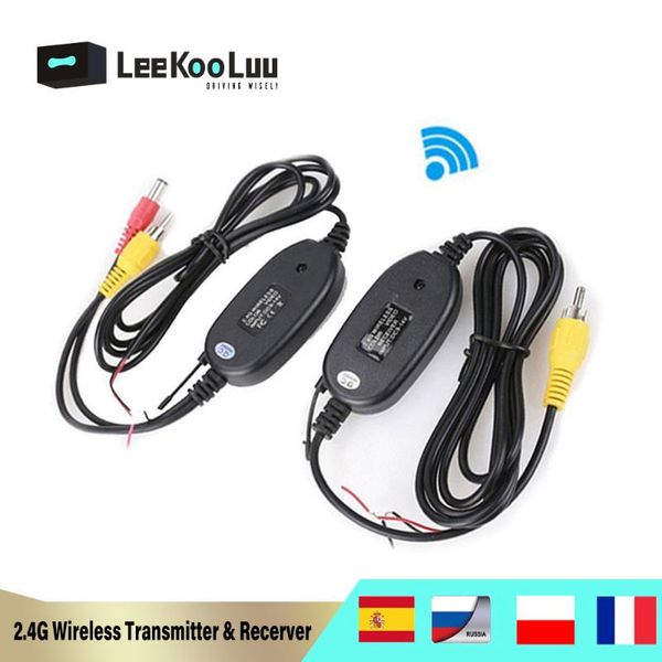 leekooluu 2.4g wireless video transmitter receiver kit for car rear view camera & dvd monitor screen reverse backup rearview cam
leekooluu 2.4g wireless video transmitter receiver kit for car rear view camera & dvd monitor screen reverse backup rearview cam