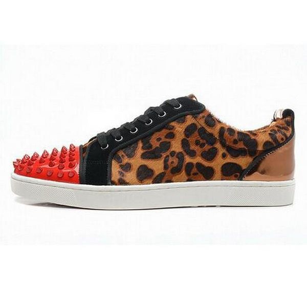 2018 new mens women designer sneakers famous brand red bottom designer mens luxury spike shoes genuine leather,white spiked toe flats t01, Black
2018 new mens women designer sneakers famous brand red bottom designer mens luxury spike shoes genuine leather,white spiked toe flats t01, Black