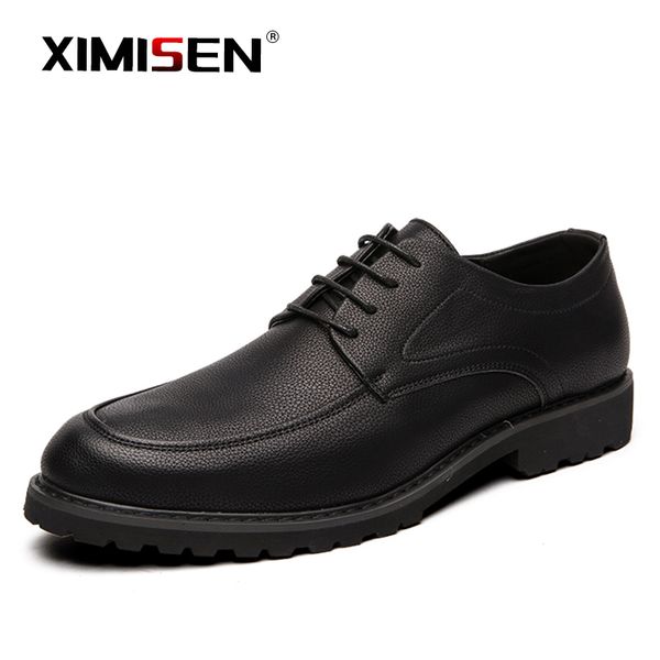 dress shoes ximisen men genuine leather lace-up classic look fashion tenacity comfortable men's eu38-46, Black
dress shoes ximisen men genuine leather lace-up classic look fashion tenacity comfortable men's eu38-46, Black