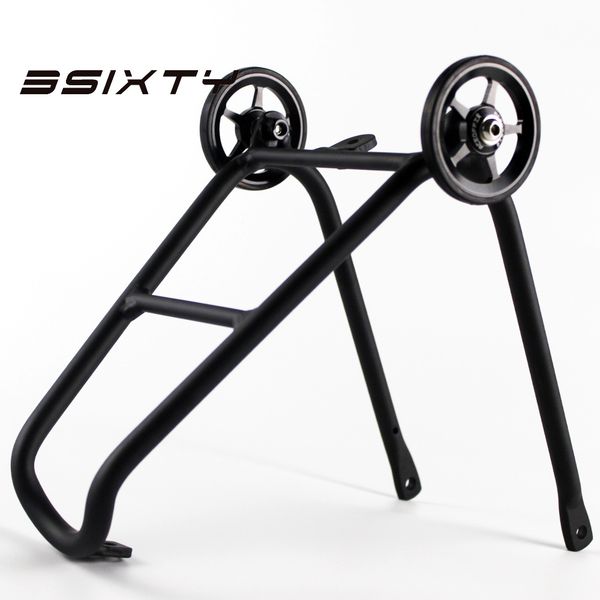 3sixty aluminium alloy q type rear racks with easywheels for brompton bicycle luggage carriers
3sixty aluminium alloy q type rear racks with easywheels for brompton bicycle luggage carriers