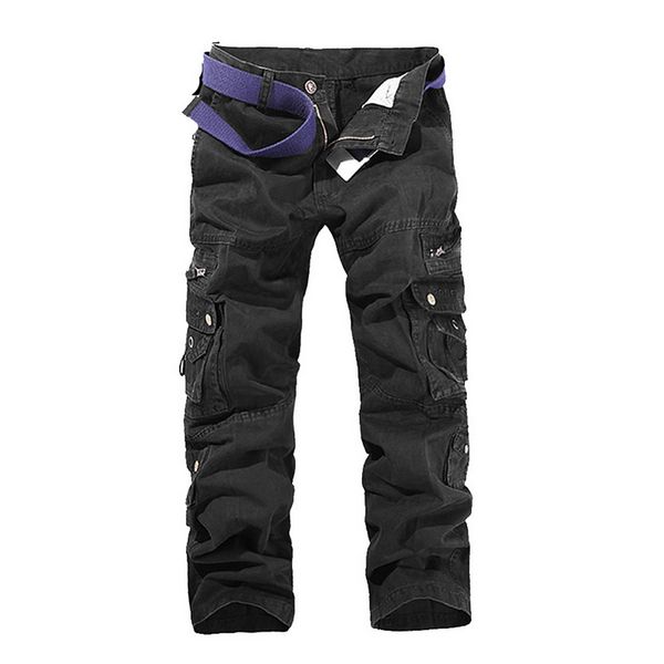 2020 men's cargo pants casual loose multi pocket military long trousers for men camo joggers plus size, Black
2020 men's cargo pants casual loose multi pocket military long trousers for men camo joggers plus size, Black