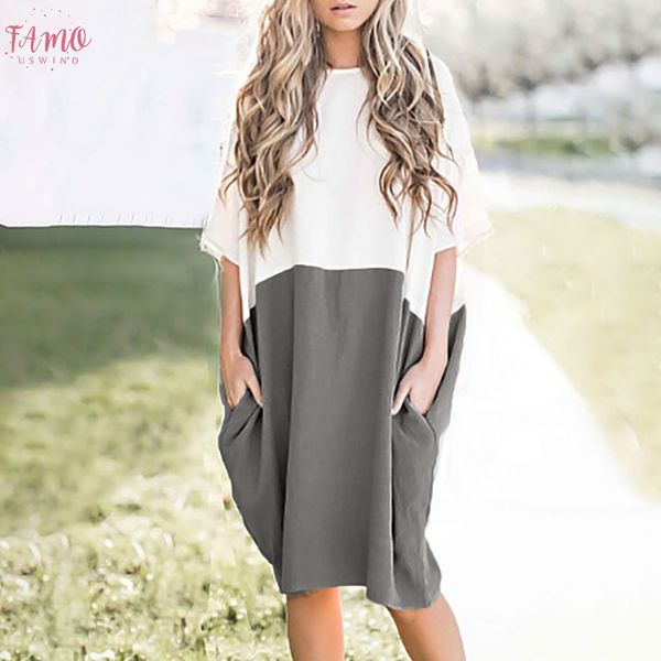 women new dress linen patchwork half crew neck sleeve solid button splice pocket dress fashion summer dresses robe femme designer clothes, Black;gray
women new dress linen patchwork half crew neck sleeve solid button splice pocket dress fashion summer dresses robe femme designer clothes, Black;gray