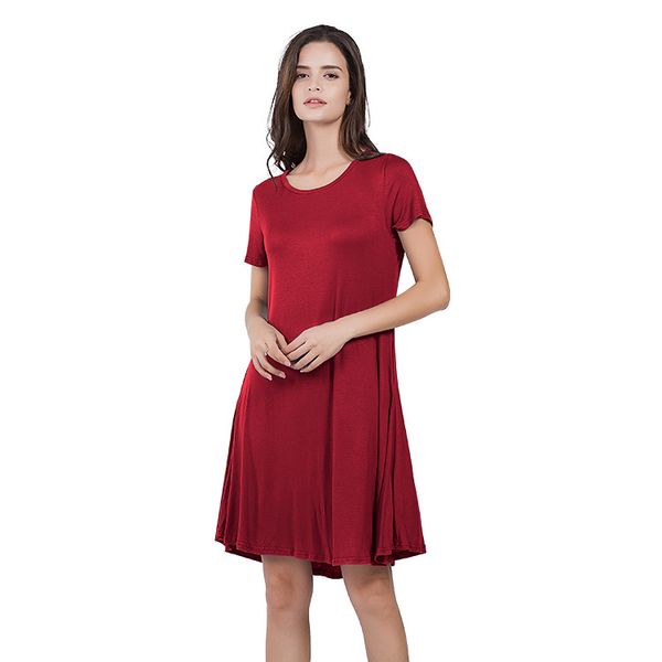 casual dresses women loose short sleeve round neck solid color pocket summer dress skirt fashion mini dresse s-xxl, Black;gray
casual dresses women loose short sleeve round neck solid color pocket summer dress skirt fashion mini dresse s-xxl, Black;gray