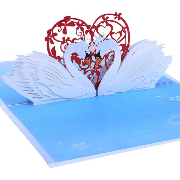 exquisite chic laser cut wedding invitations handmade 3d white swan pop up greeting cards for valentine's day
exquisite chic laser cut wedding invitations handmade 3d white swan pop up greeting cards for valentine's day