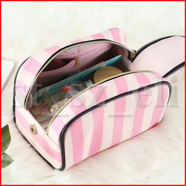 makeup bags travelling toilet bag double zipper stripe design women wash bag large capacity cosmetic bags make up secret toiletry bag pouch
makeup bags travelling toilet bag double zipper stripe design women wash bag large capacity cosmetic bags make up secret toiletry bag pouch