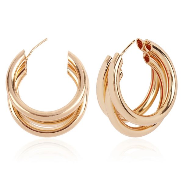 simple hoop earrings for women fashion golden huggie ear studs girl western korean style jewelry ing, Golden;silver
simple hoop earrings for women fashion golden huggie ear studs girl western korean style jewelry ing, Golden;silver
