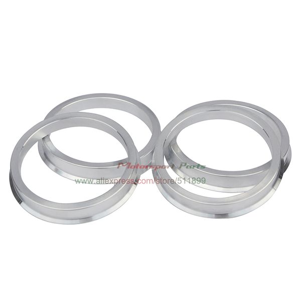 

4pcs/lot)60.1/63.4/64.1/65.1/66.1/66.6/67.1/72.6/73.1 aluminum car wheel hub centric rings