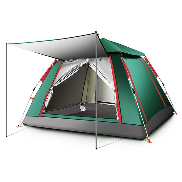 3-4 person automatic tents waterproof camping hiking tent outdoor large family tent portable anti-uv multi-purpose keoghs 
3-4 person automatic tents waterproof camping hiking tent outdoor large family tent portable anti-uv multi-purpose keoghs