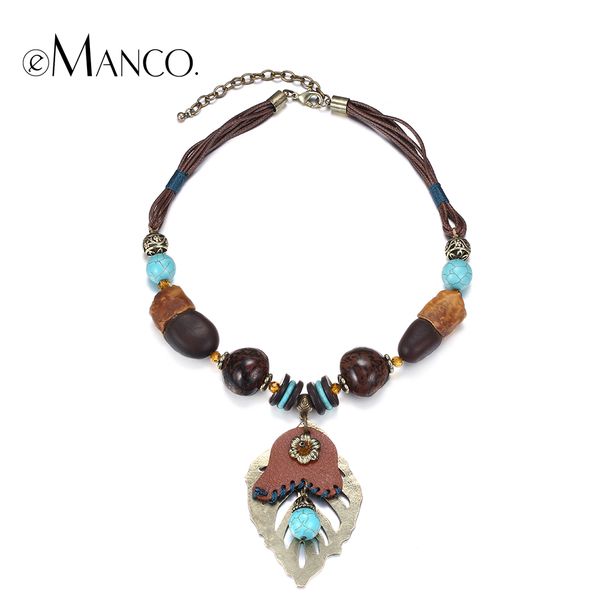 emanco handmade beads chokers necklaces for women ethnic alloy leaf pendant nutshell accessories necklace colares y200323, Silver
emanco handmade beads chokers necklaces for women ethnic alloy leaf pendant nutshell accessories necklace colares y200323, Silver