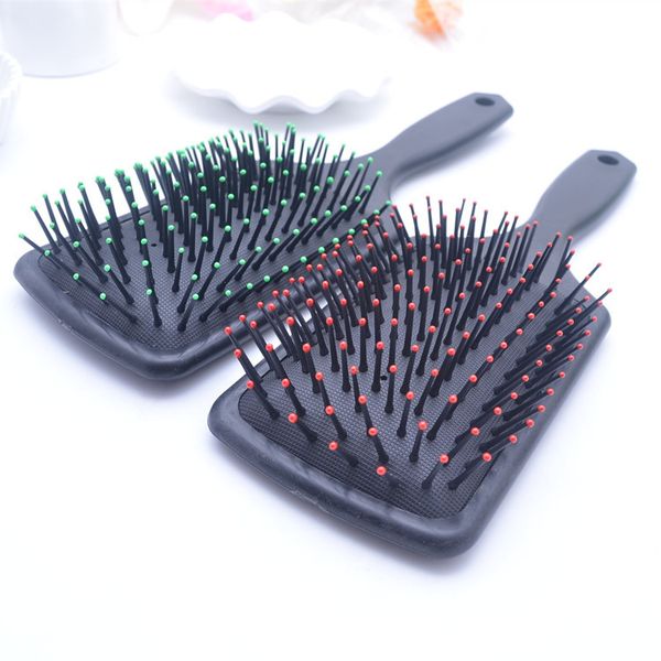 air cushion hair salon brush for long hair paddle brush soft teeth ideal for hair smooth head massage brush in ball tip, Silver
air cushion hair salon brush for long hair paddle brush soft teeth ideal for hair smooth head massage brush in ball tip, Silver
