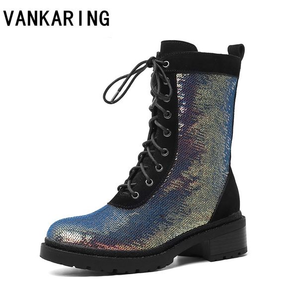 luxury design women punk short boots suede leather+bliing shoes women autumn winter ankle boots platform female snow black
luxury design women punk short boots suede leather+bliing shoes women autumn winter ankle boots platform female snow black
