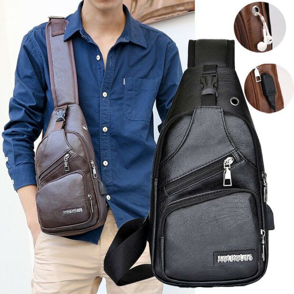 mens chest bag shoulder pu leather backpack sling cross body satchel travel bag a
mens chest bag shoulder pu leather backpack sling cross body satchel travel bag a
