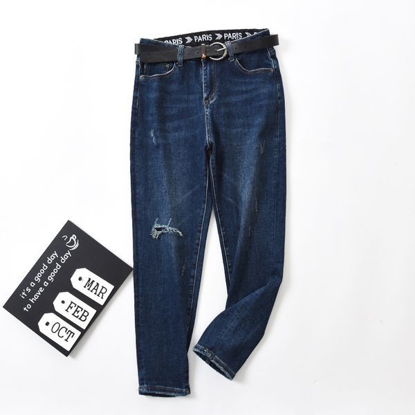 shuchan women jeans full length ripped washed high street distressed jeans hole korean fashion 2019 new high waisted, Blue
shuchan women jeans full length ripped washed high street distressed jeans hole korean fashion 2019 new high waisted, Blue